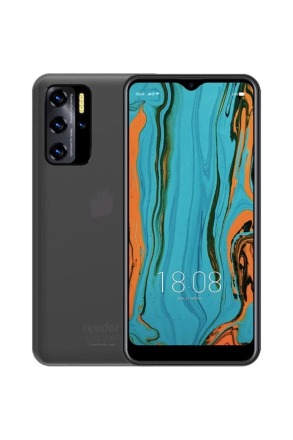 P13 Blue Max L 2021 4GB+64 GB Siyah Cep Telefonu (Reeder Türkiye Garantili)