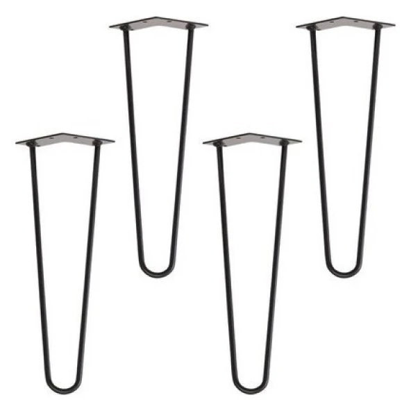 Firkete Masa Ayağı Demir Sehpa Ayağı Metal Tasarım Ayak - 3