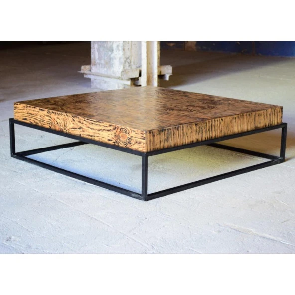 Kütük Sehpa Ayakları Kare Orta Sehpa Ayağı - Resim 2