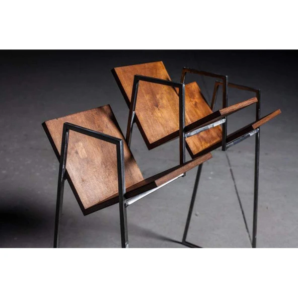 Ahşap Dergilik Metal Plak Düzenleyici - 3