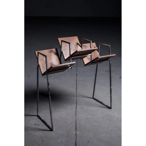 Ahşap Dergilik Metal Plak Düzenleyici - 2