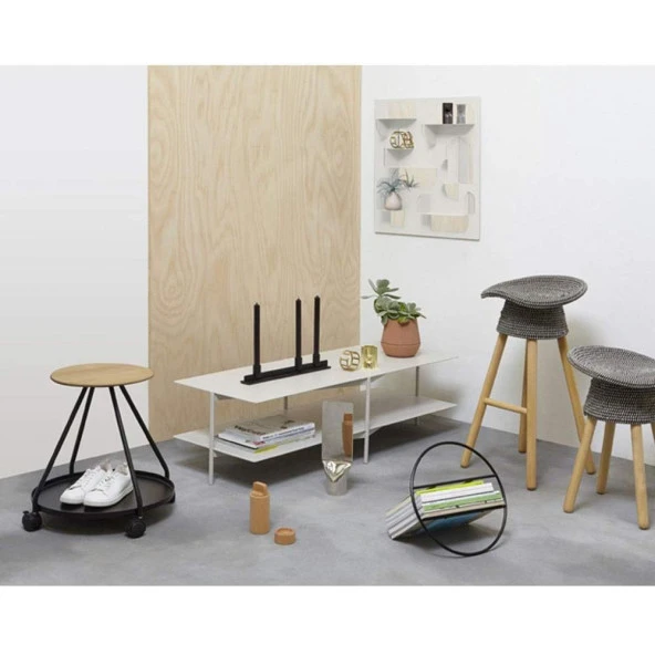 Metal Dergi Düzenleyici Masaüstü Organizer Kitaplık - 6