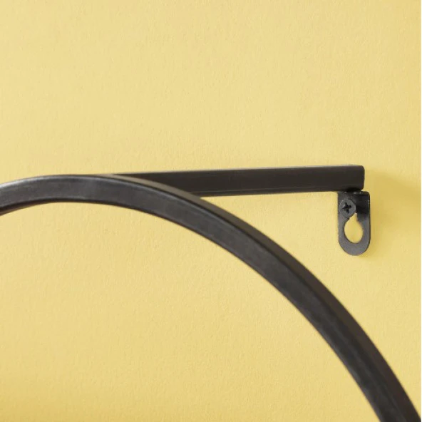 Ahşaplı Kitaplık Yuvarlak Tasarım 3'lü Kitaplık - 4