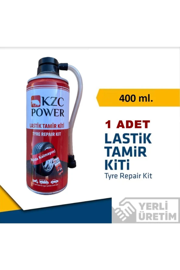 Kzc Araç Lastik Tamir Bakım Spreyi 400 Ml Power - 1 Adet Gönderim