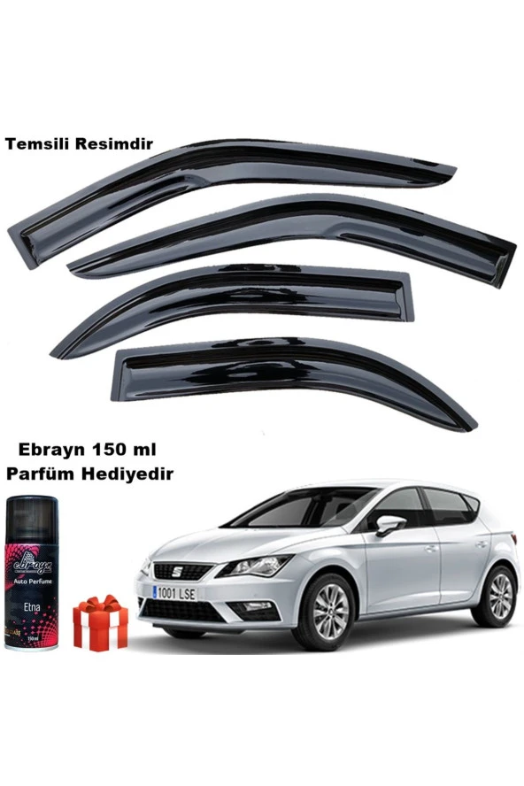 Caraks Seat Leon Mügen Cam Rüzgarlığı 2013 - 2020 Arası 4 Lü Takım Koku Hediyeli