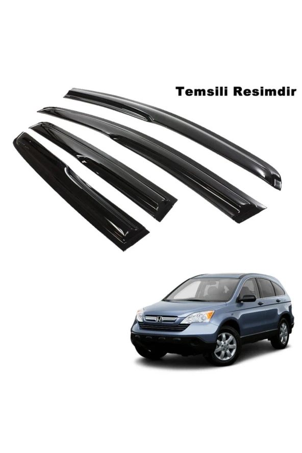 Carcarti Honda Crv Mügen Cam Rüzgarlığı 2007-2012 Arası 4 Lü Takım