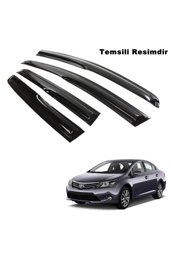 Carcarti Toyota Avensis Mügen Cam Rüzgarlığı 2009-2015 Arası 4 Lü