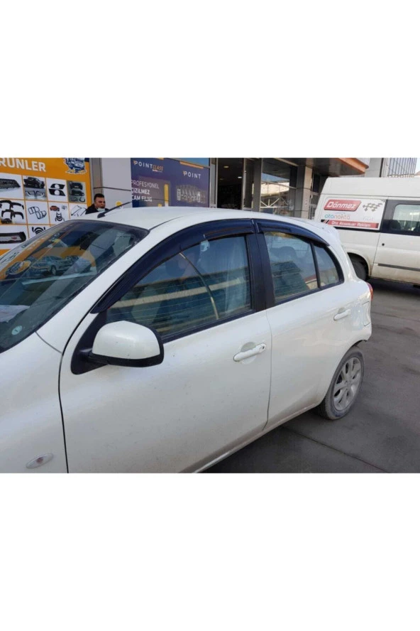 Carcarti Nissan Micra Mügen Cam Rüzgarlığı 2011 - 2018 Arası 4 Lü Set