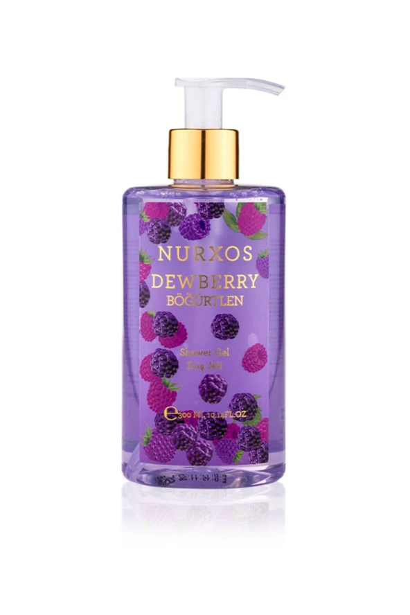 Nurxos 9226 Dewberry Böğürtlen 300 ML Kadın Erkek Duş Jeli 8681124692269