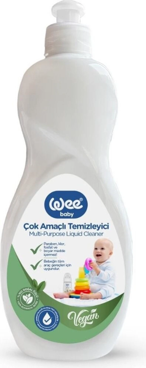Wee Baby Vegan Çok Amaçlı Temizleyici 500 Ml %100 Doğal Özlü - 2