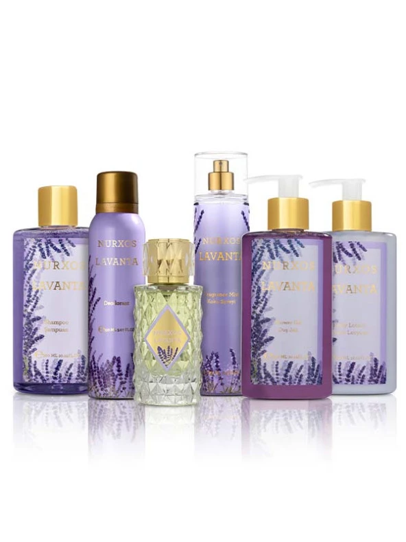 Nurxos 9862 Lavanta 6 Parça Kadın Büyük Çanta Koleksiyonu 8681124698629 - 2