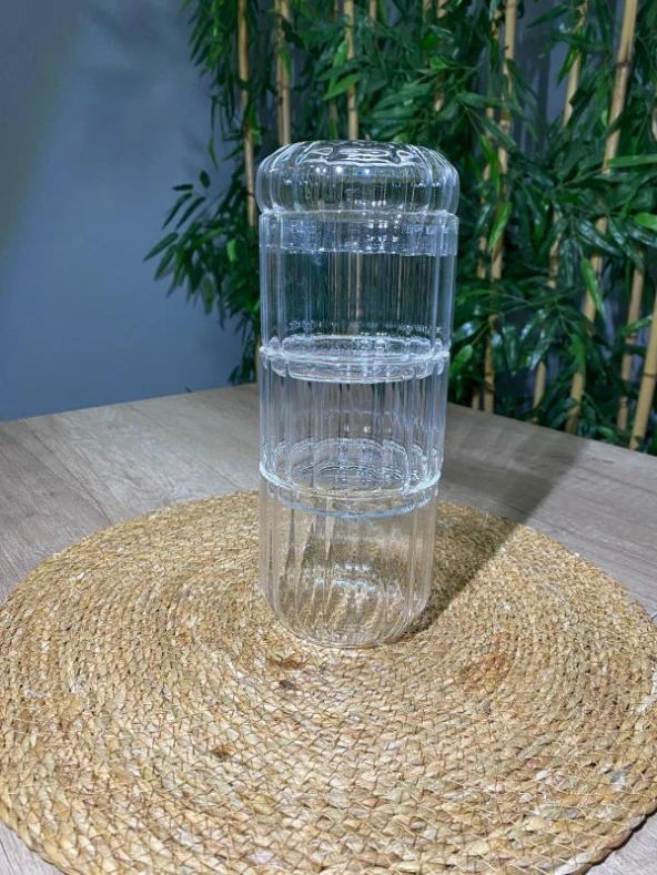 KRD HOME LENON 3LÜ ÇİZGİLİ SAKLAMA KABI KRD-4457