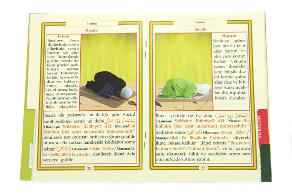 Namaz Hocası Sesli Seccade Seti - Yeşil - Resim 7