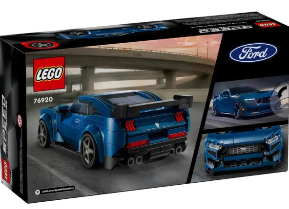 Lego Speed Champions 76920 Ford Mustang Dark Horse - Resim 5