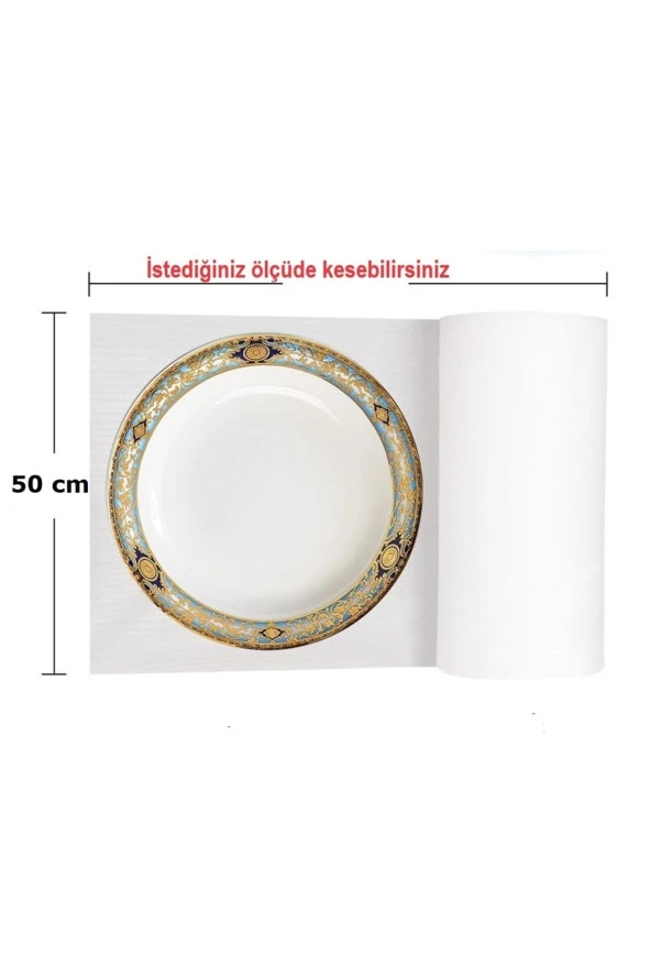 50 Cm X 50 Mt Köpük Ambalaj Rulosu, Koruma Sağlayan Taşınma Malzemesi, Tabak Bardak Koruma Köpüğü - 2