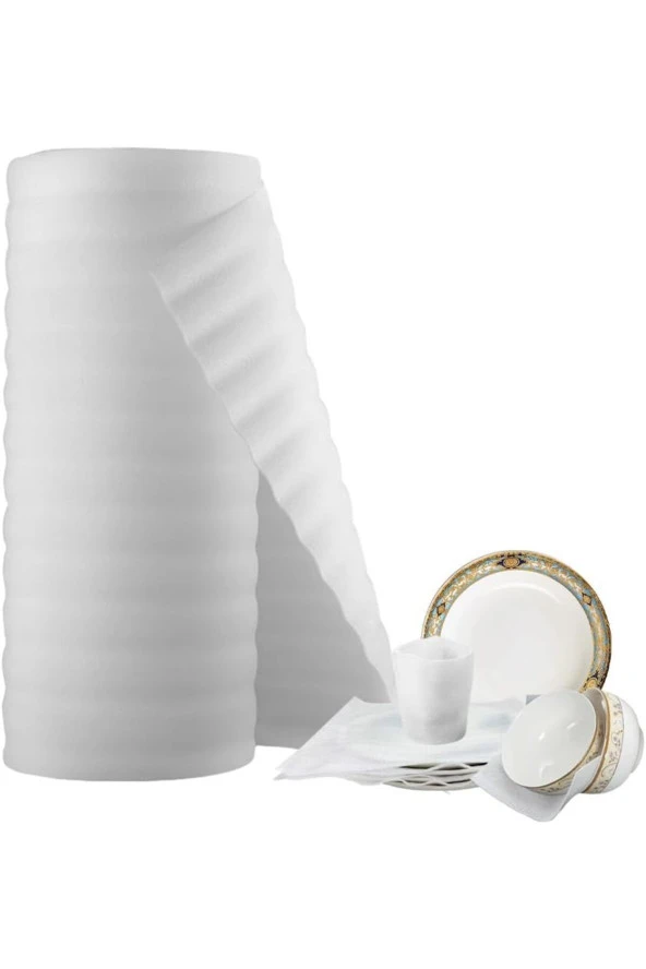 30 Cm X 40 Mt, 2 mm Kalınlık, Köpük Ambalaj Malzemesi, Tabak Bardak Koruma Köpüğü - 2