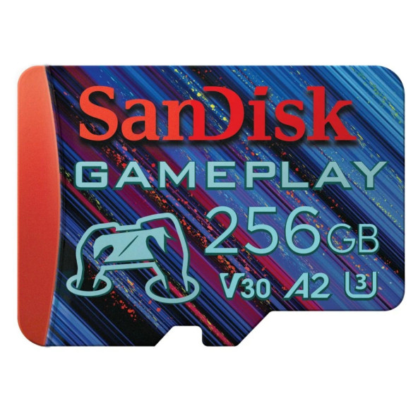 SanDisk GamePlay 256GB SDSQXAV-256G-GN6XN 190/130MB/s 4K UHD microSDXC A2 V30 Gaming Hafıza Kartı - 2
