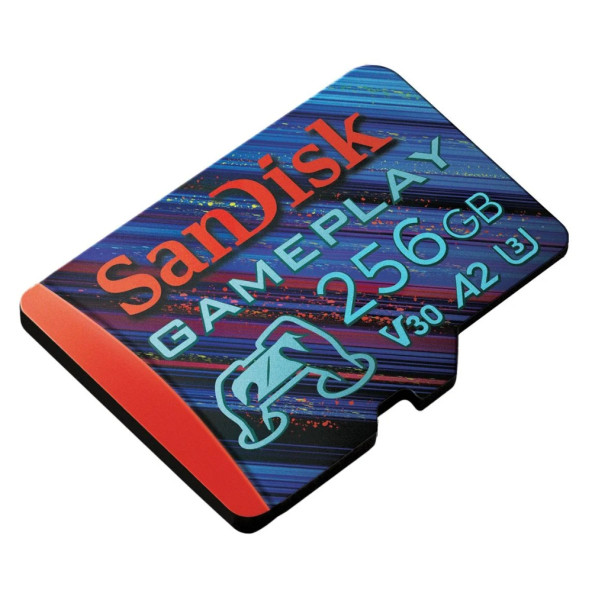 SanDisk GamePlay 256GB SDSQXAV-256G-GN6XN 190/130MB/s 4K UHD microSDXC A2 V30 Gaming Hafıza Kartı - 3