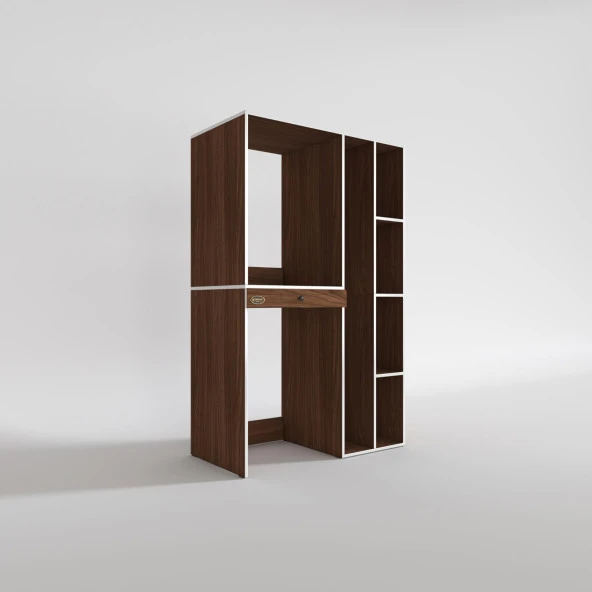 Kenzlife çamaşır-kurutma makinesi dolabı gutas sağ cvz 187*120*60 çekmeceli banyo - Resim 3