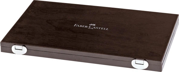 Faber-Castell 110006 PolychromoS renkli kalem, 48'li ahşap çanta