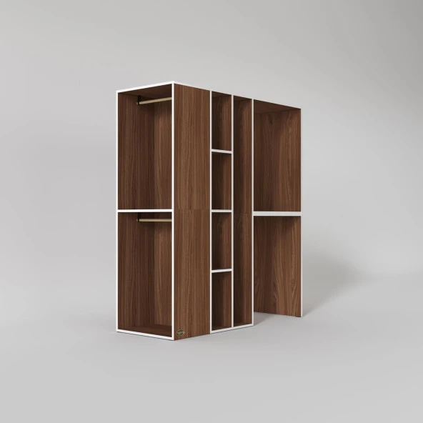 Kenzlife çamaşır-kurutma makinesi dolabı ve giysi dolabı kazvini sol cvz 180*160*60  banyo - Resim 3