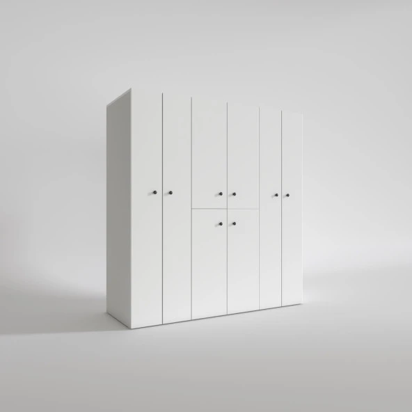 Kenzlife çamaşır-kurutma makinesi dolabı ve giysi dolabı suyuti sağ byz 180*170*60  banyo - Resim 3