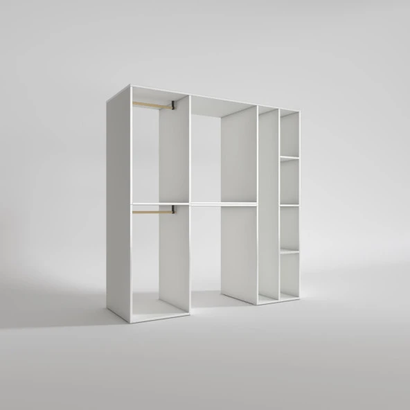 Kenzlife çamaşır-kurutma makinesi dolabı ve giysi dolabı cevheri sağ byz 180*170*60  banyo - Resim 3