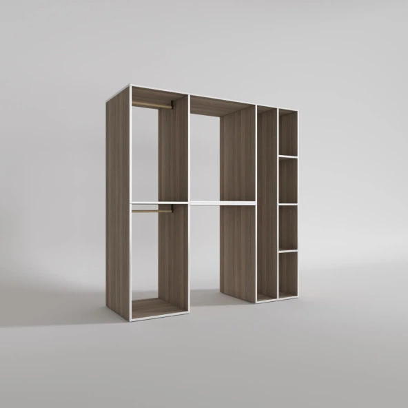 Kenzlife çamaşır-kurutma makinesi dolabı ve giysi dolabı cevheri sağ crd 180*170*60  banyo - 3