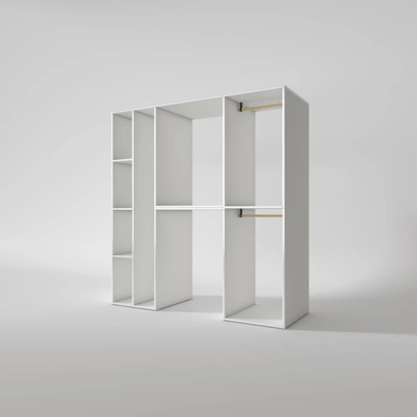 Kenzlife çamaşır-kurutma makinesi dolabı ve giysi dolabı cevheri sol byz 180*170*60  banyo - Resim 3