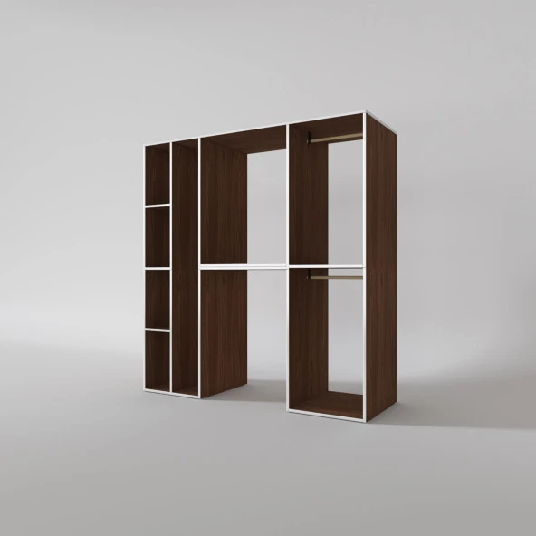 Kenzlife çamaşır-kurutma makinesi dolabı ve giysi dolabı cevheri sol cvz 180*170*60  banyo - Resim 3