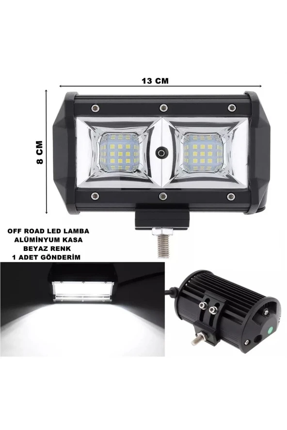 Friemats Off Road Power Led Lamba Beyaz Sabit Power Led 8 x 13 cm 1 Adet