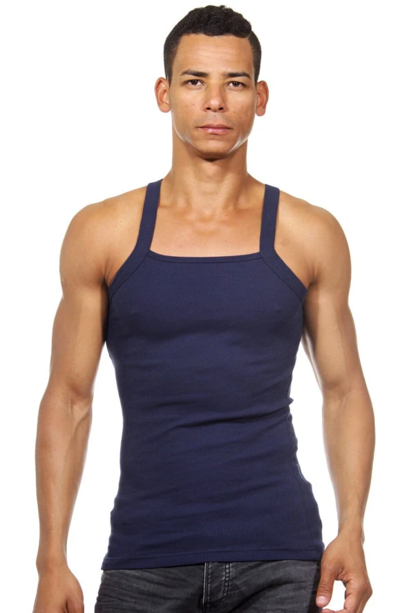 Erkek Beyaz Askılı Atlet - 4