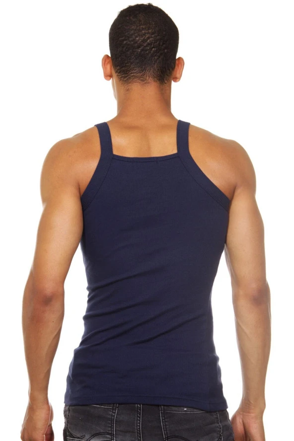 Erkek Beyaz Askılı Atlet - 8