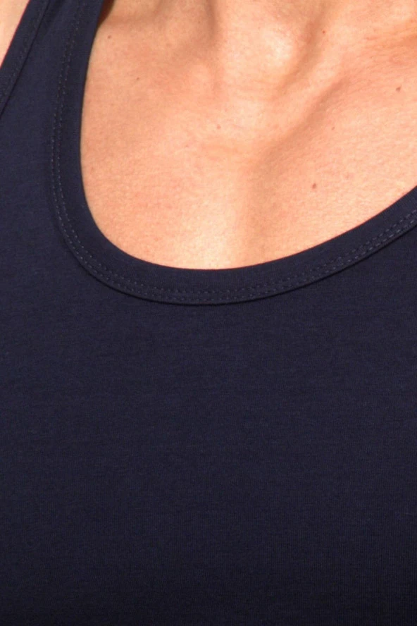 Erkek Siyah Pamuklu Atlet - 9