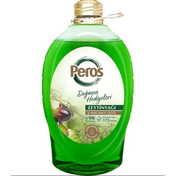 Peros Sıvı Sabun Zeytinyağı & Bergamot Çiçeği Kokulu 3 L