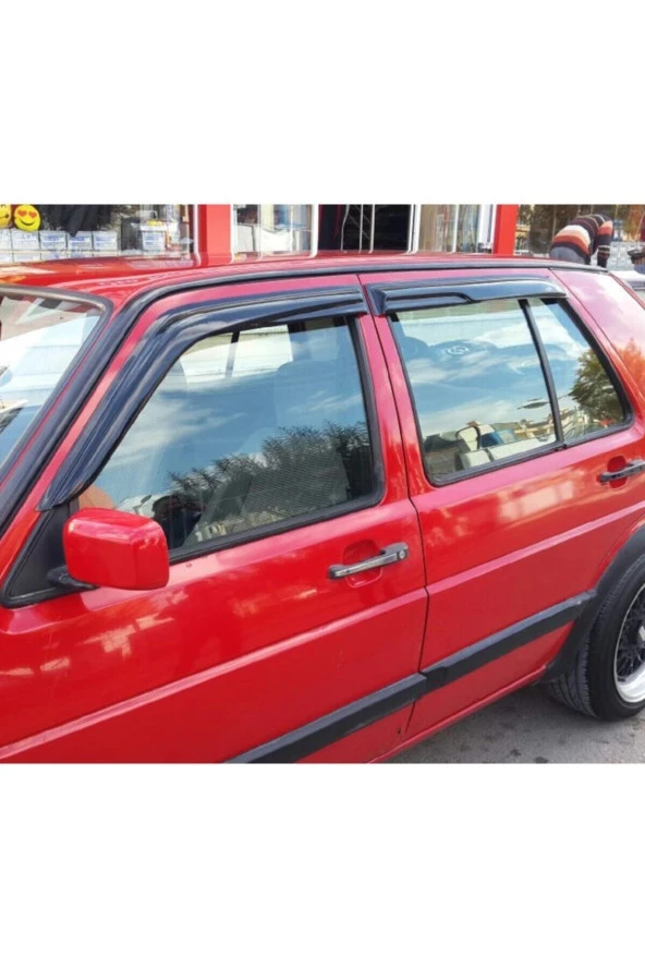 Caraks Volkswagen Golf 2 Mügen Cam Rüzgarlığı 4 Lü Takım