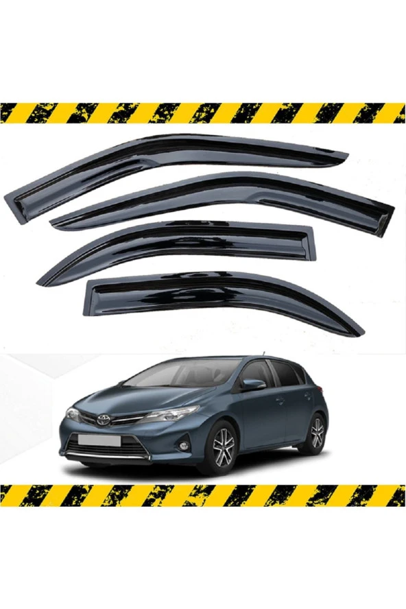 Caraks Toyota Auris Mügen Cam Rüzgarlığı 2013-2020 Arası 4 Lü Takım