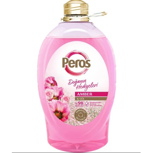 Peros Sıvı Sabun Amber ve Gül Kokulu 3 L