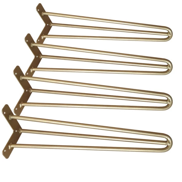 Gold Metal Masa Ayağı Metal Yemek Masası Ayağı Sehpa Ayağı - Resim 2