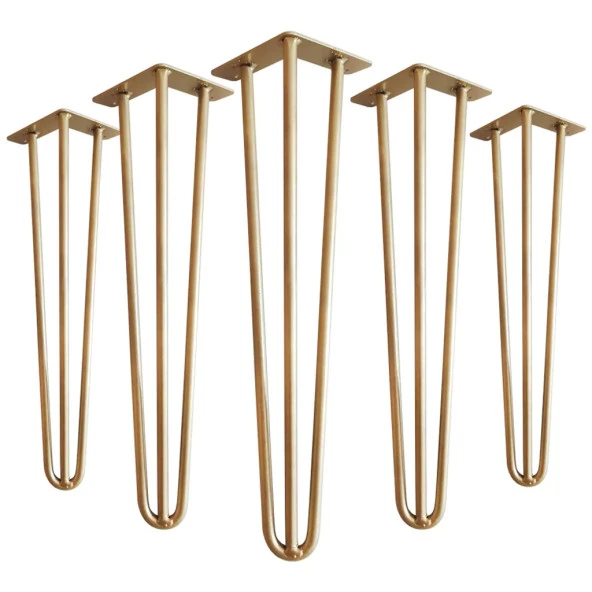 Gold Metal Masa Ayağı Metal Yemek Masası Ayağı Sehpa Ayağı ürün görseli 1