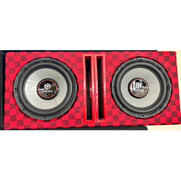 Reiss ux12 çiftli bass 500rms kabinli