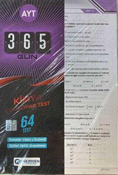 Gezegen AYT Kimya Çek Kopar Yaprak Test