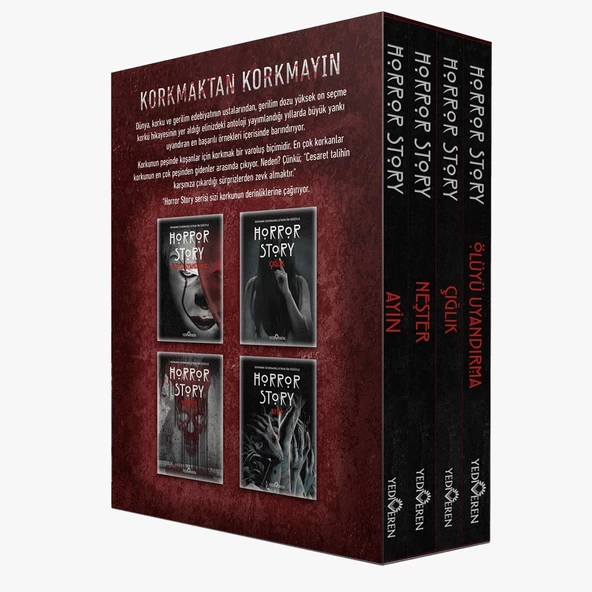 Horror Story Kutulu 4 Kitap Set/Kolektif/Yediveren