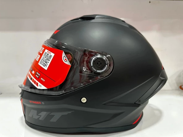 KASK MT STINGER A1 MAT SİYAH ürün görseli
