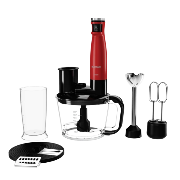 Arçelik RHB 6050 K Resital Kırmızı 1500 W Blender Set