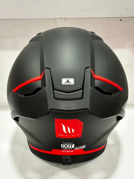 KASK MT STINGER A1 MAT SİYAH - Resim 2