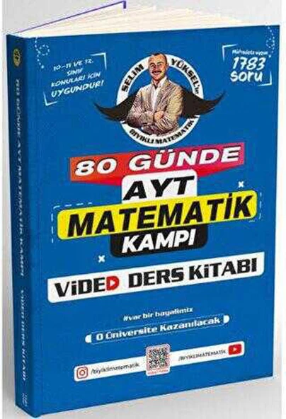 Bıyıklı Matematik 80 Günde AYT Matematik Video Ders Kitabı