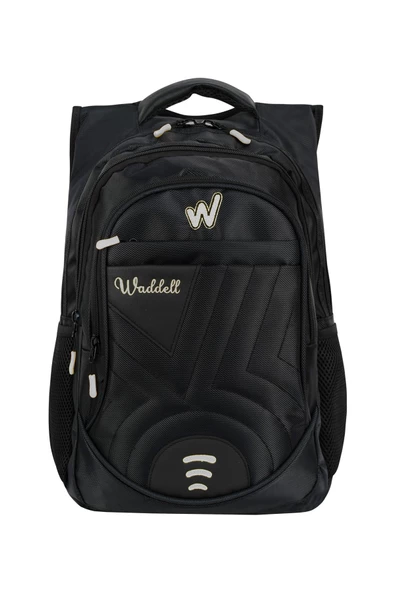 Waddell 1900 Denye Siyah Sırt Çantası 3052-G - 3