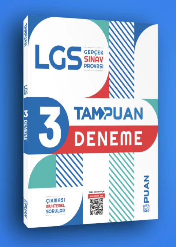 Tam Puan LGS 3 Deneme - Gerçek Sınav Provası  - Puan Yayınları