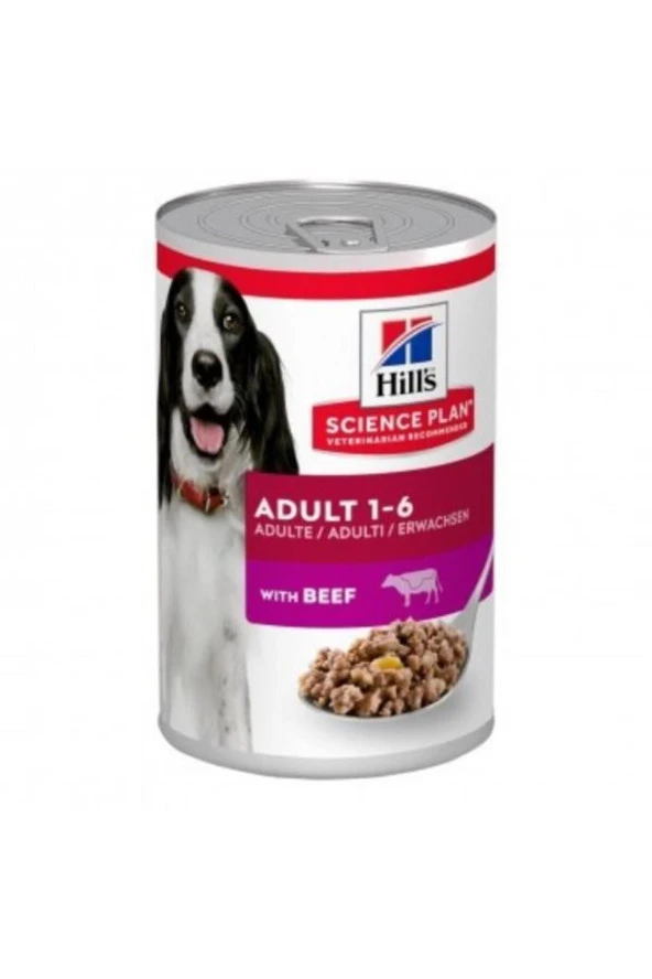 Hills Biftekli Köpek Konserve Maması 370 Gr